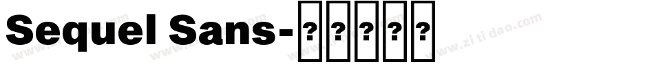 Sequel Sans字体转换